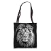 Fierce Lion, Animal Reflection, Leo, Lion Tote Bag