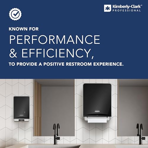 Image of Kimberly-Clark Professional Countertop Folded Paper Towel Dispenser (55760) | Space-Saving Design, Perfect for Home & Office, Compatible with select Scott and Kleenex Folded Towels