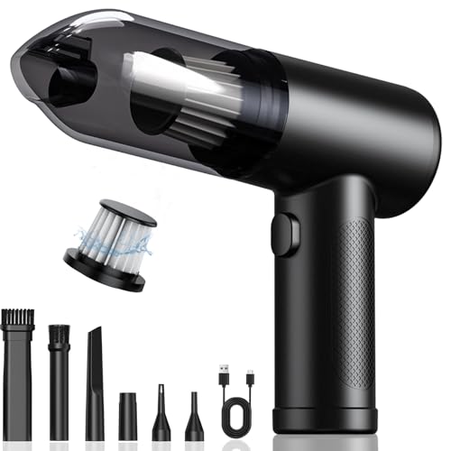 Miecgth Aspiradora de Mano,4 en 1con 22000Pa Aspiradora, 2 Velocidades con Motor Sin Escobillas, Aspirador Inalámbrica para Coche, Hogar, Pelo de Mascotas y Cocina Negro Miecgth Aspiradora de Mano,4 en 1con 22000Pa Aspiradora, 2 Velocidades con Motor Sin Escobillas, Aspirador Inalámbrica para Coche, Hogar, Pelo de Mascotas y Cocina Negro
