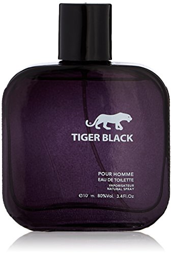 Cosmo Designs Cosmo Tiger Black Eau De Toilette Spray Perfume for Men, 3.4 oz.