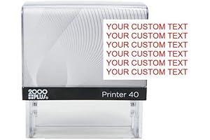 Custom Self-Inking Rubber Stamp - 2 Lines