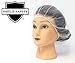 PackagingSuppliesByMail PSBM Food Service Hair Nets White Latex Free 24 Inch, 1000 Pack Stretchable for Kitchen, Salon & Industrial Protection