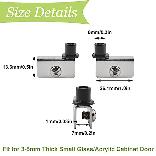 UFURMATE Mini Glass Door Hinge - Image 2