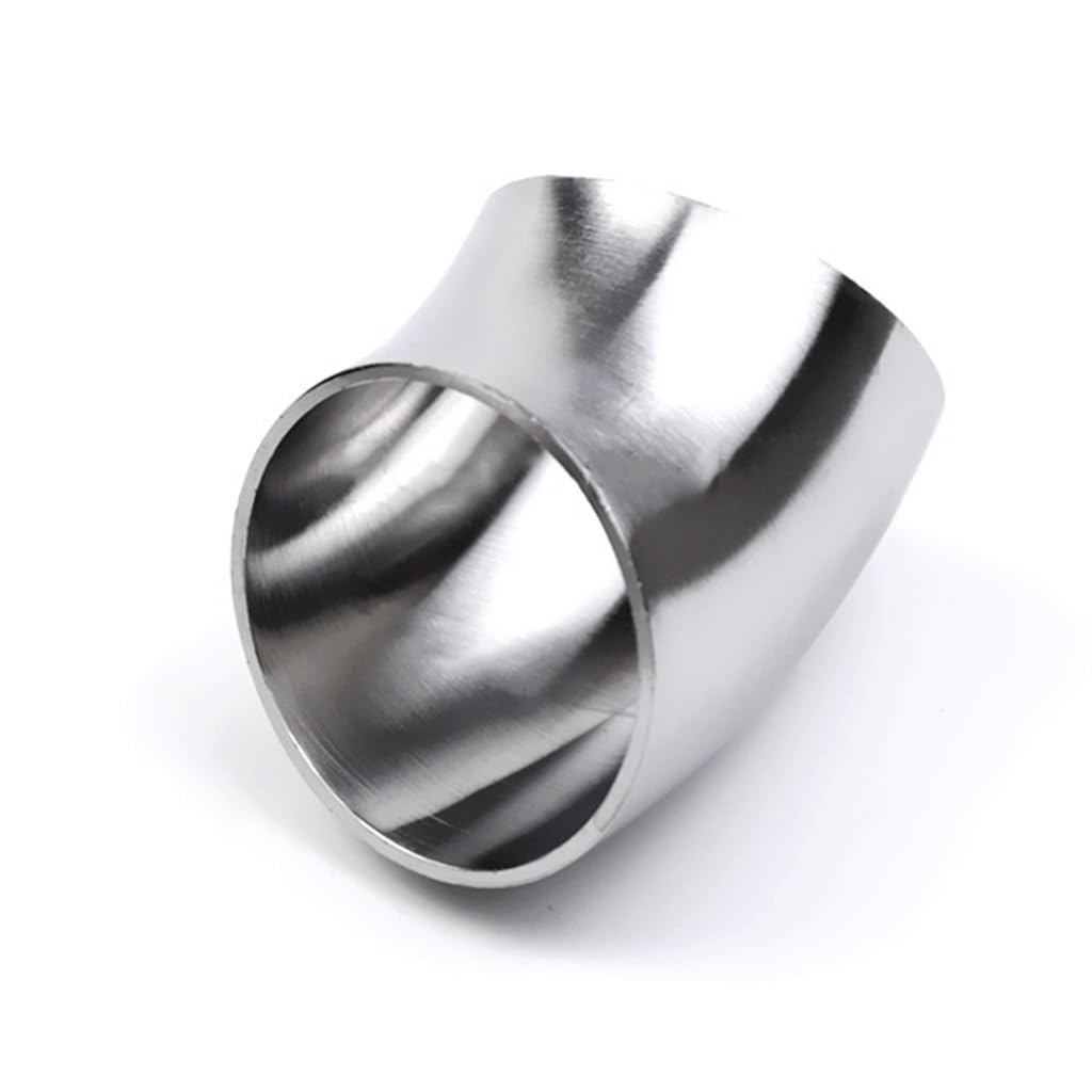 Łącznik rurowy ze stali nierdzewnej 304, kolano 45 stopni ze spoiną sanitarną SS304, do akcesoriów do kolanek węża łączącego(219 mm x 3 mm)