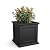 Mayne Fairfield 20-Inch Square Planter – Self-Watering, Weather-Resistant Planter for Flowers – Durable Outdoor Design for Patio, Porch, or Entryway