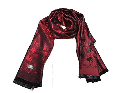 Image of 100% Thai Silk shawl scarf multi colo lady wrap pashmina handmade elephant plated