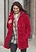 Woman Within Plus Size Fleece-Lined Taslon Anorak - 2X, Classic Red