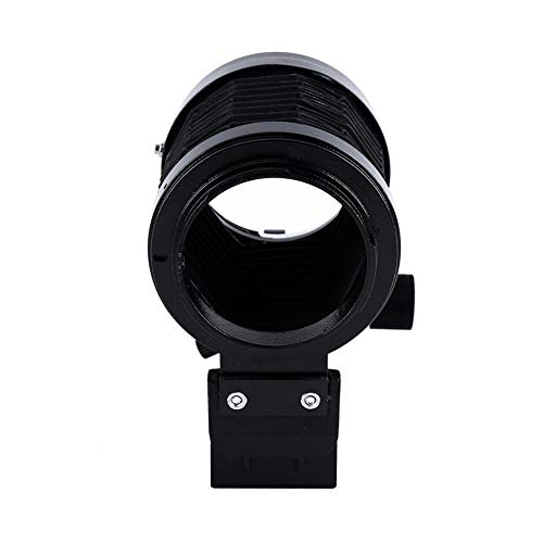 Soufflet macro EF Socobeta en aluminium noir réglable pour mise au point précise sur trépied