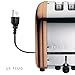 Dualit Classic 2 Slice NewGen Toaster - Stainless Steel - Hand Built in the UK - Replaceable ProHeat elements - Defrost Bread - Mechanical Timer - Copper Classic Toaster