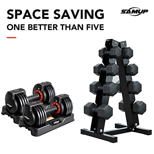 2555-lbs-Pair-Adjustable-Dumbbell-Set-Fast-Adjust-Dumbbell-Weight-for-Exercises-Pair-Dumbbells-for-Men-and-Women-in-Home-Gym-Workout-Equipment-Dumbbell-with-Tray-Suitable-for-Full-Body