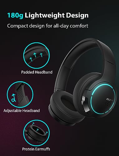 HEADSET GAMER BLUETOOTH 5.2 EDIFIER G2BT PRETO, PEQUENO