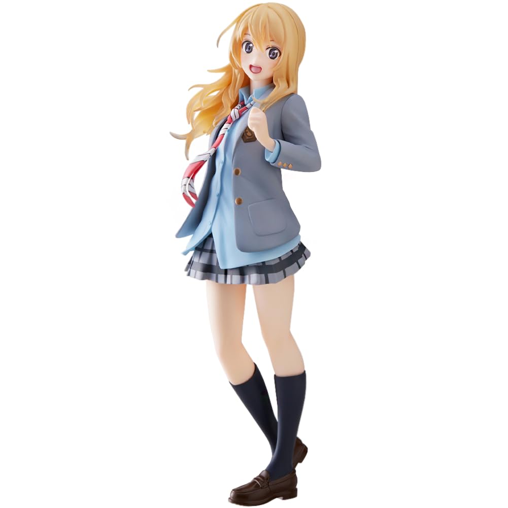 Zhongkaihua Anime Your Lie in April Figure Miyazono Kaori Figure 18CM PVC Model Statue Your Lie in April Miyazono Kaori Action Figure Collection Desktop Decoration Gifts