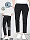 ziilay 7 8 Hose Herren Sommer smart Pants Anzug Optik Stretch leicht modern elegant Business Casual 8293BK36W26L