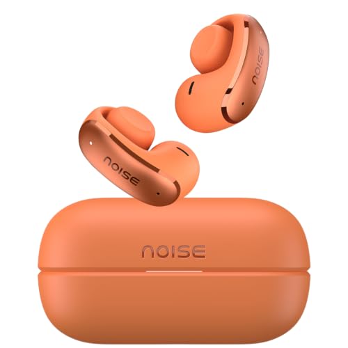 Image of Noise Alt Clip Wireless Open-Ear Earbuds (2026), Hi-Res LHDC Audio, AI-Powered, App Support, Up to 35H Playtime, Secure Clip Design, Quad mic ENC, BTv6.0 (Chosen Orange)