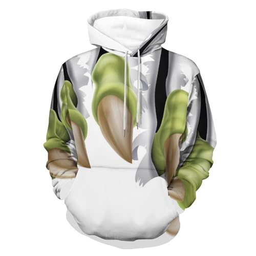 Sweats à Capuche Unisexe Patte Finis les Pulls Inconfortables Sweatshirt Manches Longues S