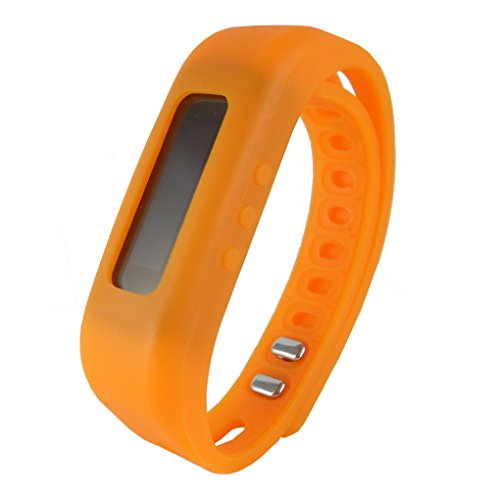 Supersonic - Bluetooth Smart Wristband Fitness Tracker, Fitness Bands - Orange (SC-62W)