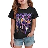 Demon Hunters T-Shirt für Mädchen T-Shirt Sommer Shirt Top Kurzärmliges Grafik 2025 Pop Kinder