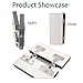 TAIQIAOLE 4 Pieces 270 Degree Cabinet Hinges Corner Opening Large Angle Closet Bookcase Floor Cabinet TV Cabinet Folding Door Hinges
