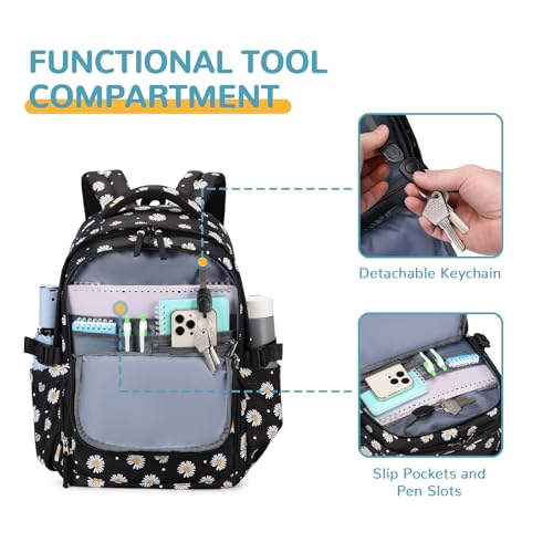 MOONBABY Kids Backpacks for Girls Boys School Bookbag with Pencil Case for Elementary Primary Middle School, Outdoor, Travel4