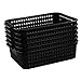 Begale Plastic Desktop Storage Trays Baskets Organization, Set of 3