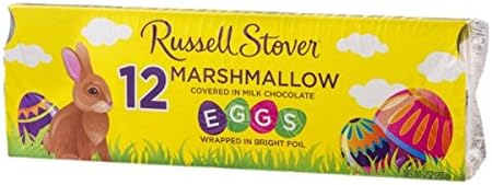 Russell Stover Marshmallow Eggs Milk Chocolate - 12 CT
