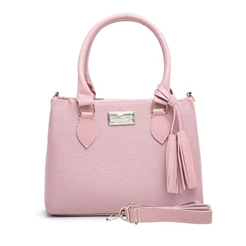 Kit Bolsa Feminina Grande + Baú + Carteira (Rosa)…