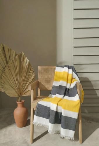 Image of Bamboo Ultra Soft & Thin Turkish Towel- 160x75cm |Quick Dry, Super Absorbent, Anti Bacterial |Extra Large Bath Towel for Men and Women|Ideal for Bath, Travel, Gym, Beach, Pool, and Yoga