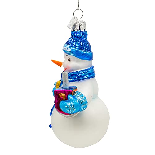 Kurt-Adler-425-Inch-Noble-Gems-Glass-Hanukkah-Snowman-Ornament Kurt Adler 425 Inch Noble Gems Glass Hanukkah Snowman Ornament