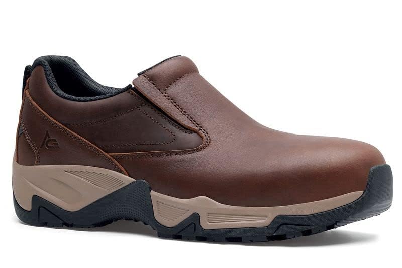 Image of ACE Work Boots Men's Nano Composite Toe (Nct) Hiker Work Boots, Slip Resistant, Water Resistant