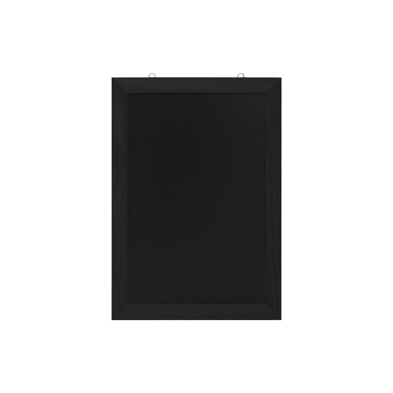 EUROPEL Chalkboard with Frame - Wall Mounted Chalk Writing Board for Home, Kitchen, Office, School, Bar, Party Event Decoration - Blackboard for Reminder, Message, Advertising (42x60cm) - Matt Black
