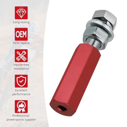 Image of JAVIK Quick Release Flag Pole Holder Red Hold 1 /4'' Flag Poles Compatible with All ATV UTV Motorcycle Dirt Bike All Year
