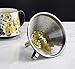 New Star Foodservice Stainless Steel Funnel with Detachable Strainer/Filter, 5
