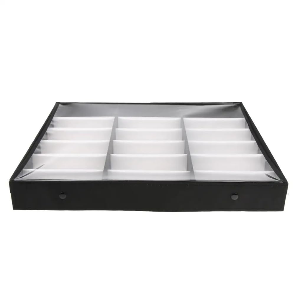 guiling-1986 Eyeglasses Display Rack 18 Eyeglasses Holder Glasses Display Stand Organizer Slots Sunglasses Rack Organizer for Eyewear