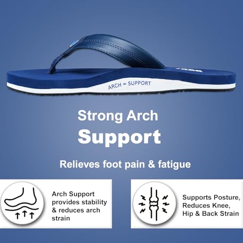 Image of DOCTOR EXTRA SOFT Thong Arch Support Ortho Slippers for Mens| Orthopedic Diabetic & Stylish| Lightweight Comfortable & Casual| Cushion Anti-Skid Bedroom Daily Use House Flip-Flops Gents Boys NEW-D-38