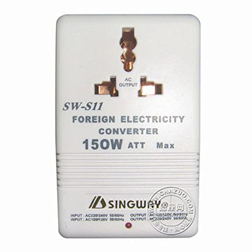 150W Portable Voltage Converter 220/110v Two-way 220V to 110V Power Converter Transformer Adapter Universal Socket