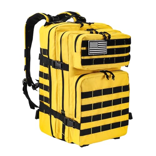 Seyatullh Mochilas Tácticas Militares De 30 45 L Grandes Para El Ejército Molle Daypack 3 Días Para Deportes Al Aire Libre, Senderismo, Camping, Montañismo, Senderismo, Amarillo, Talla Única Seyatullh Mochilas Tácticas Militares De 30 45 L Grandes Para El Ejército Molle Daypack 3 Días Para Deportes Al Aire Libre, Senderismo, Camping, Montañismo, Senderismo, Amarillo, Talla Única
