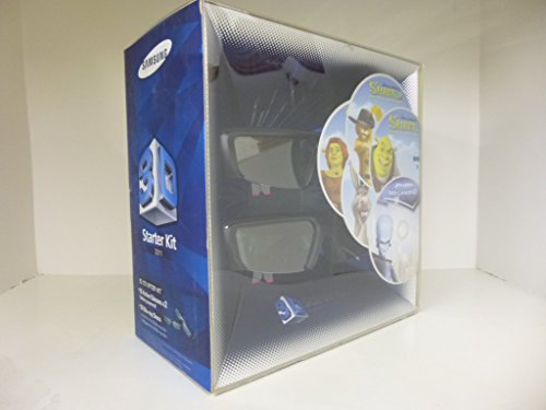Samsung 3D Starter Kit - 2 Pairs Of Black 3D Active Glasses Ssg-3100M/Za #TOP2