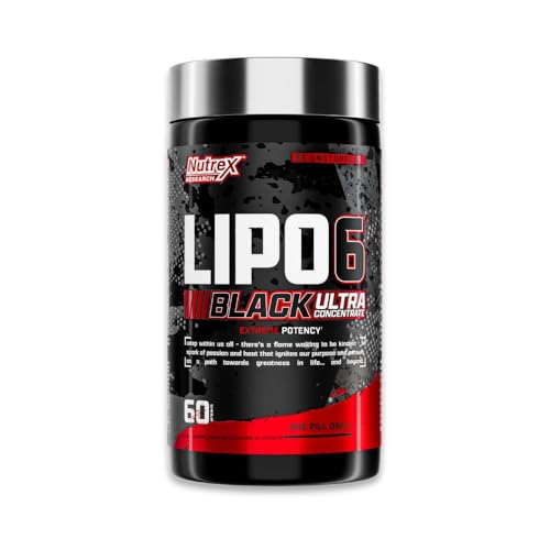 Nutrex Research Lipo 6 Black Ultra Concentrate Fat Loss Support 60 Capsules (NEW PACK)