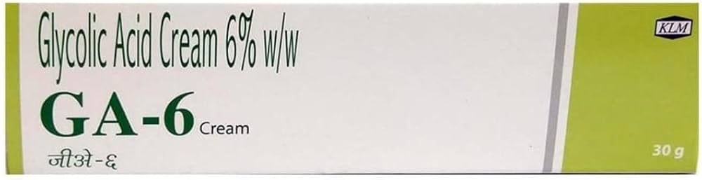 Ga-6 Unscented Cream Glycolic Acid Cream, 30 Grams : Amazon.in: Beauty