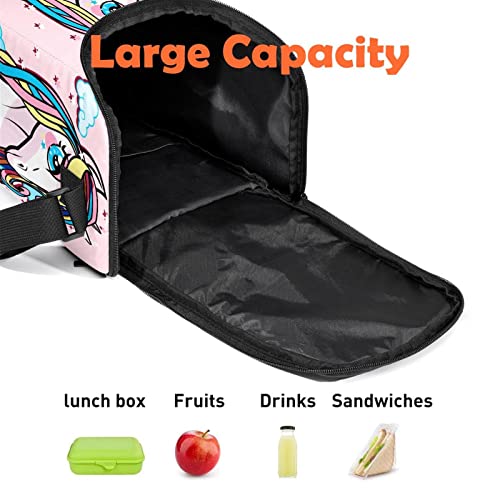 Bolsa de almuerzo de unicornio hermética para conservar la comida fresca en la escuela 3