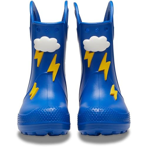 Image of Crocs Kids' Handle It Rain Boots | Waterproof Slip On Shoes | Kids' Rain Boots