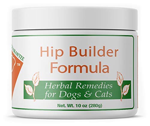 Doc Ackerman's - Hip Builder Formula - Increases Joint Mobility & Diminishes Pain for Pets - Enhanced w/ Glucosamine Sulfate - Professionally Formulated Herbal Remedy for Dogs & Cats - 10 oz