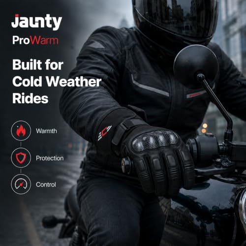 Jaunty Winter Motorcycle Gloves