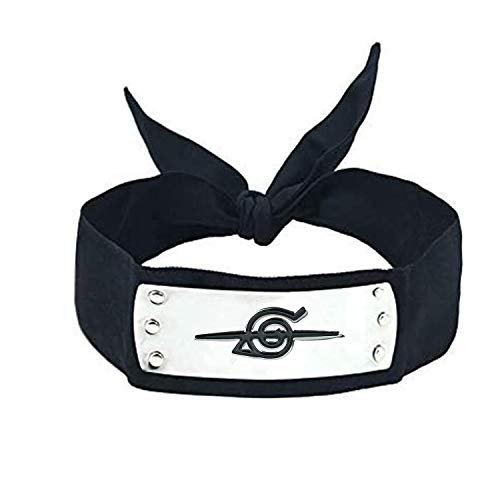 I3C Anime Cosplay Accessories Halloween Ninja Costume Toys – Anti-Konoha Headband, Akatsuki ZHU Ring, Itachi Necklace, Shinobi Costume for Men, Women