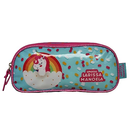 Estojo Escolar Duplo Da Larissa Manoela Up4you Luxcel Azul