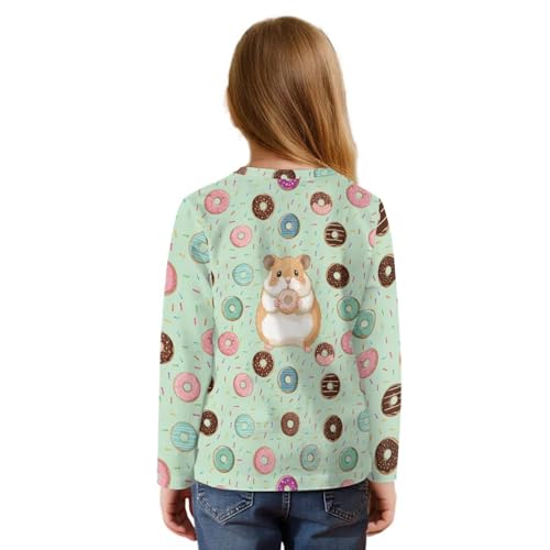 Girls Kids Sweatshirts Tie Front Top Long Sleeves Pullover Casual Lightweight Fall Winter Soft Clothes for Teens2