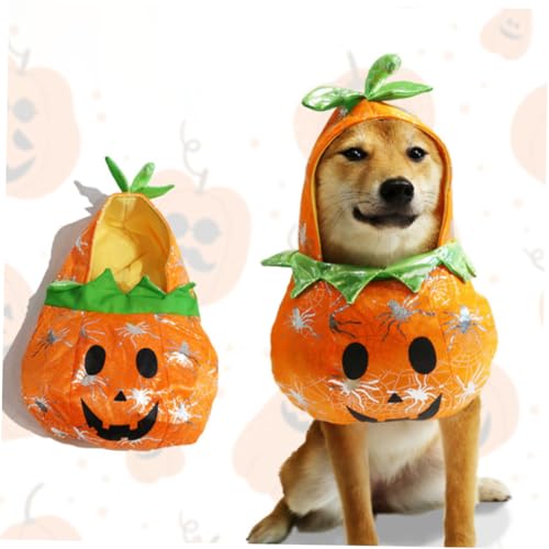 Disfraz de Calabaza para Perro y Gato Talla Pequeña miniatura 6