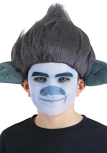 Fun Costumes Trolls Branch Costume Makeup Accessory Kit for Kids Boys Blue Cosmetic Palette for Halloween Cosplay Party Standard Blue