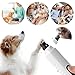 Silent Groom Pro Nail Grinder - 5 Speeds Dual LED Light Quiet Electric Pet Nail Trimmer, USB Rechargeable 1200mAh Dog/Cat File for Calm Grooming (Nail Grinder)