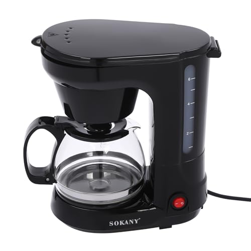 WOQLIBE Kaffeemaschine, 750ml Tropfkaffeemaschine, kleine Filterkaffeemaschine für Wohnungen, Büros, Cafés und Hotels, 650W
